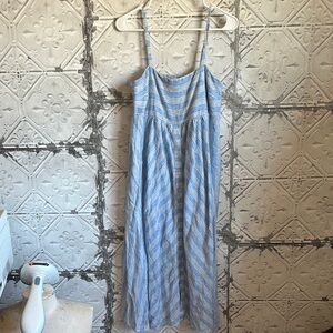 Loft beach Blue Striped maxi Women's Dress